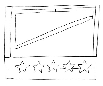 A guillotine with five stars on it